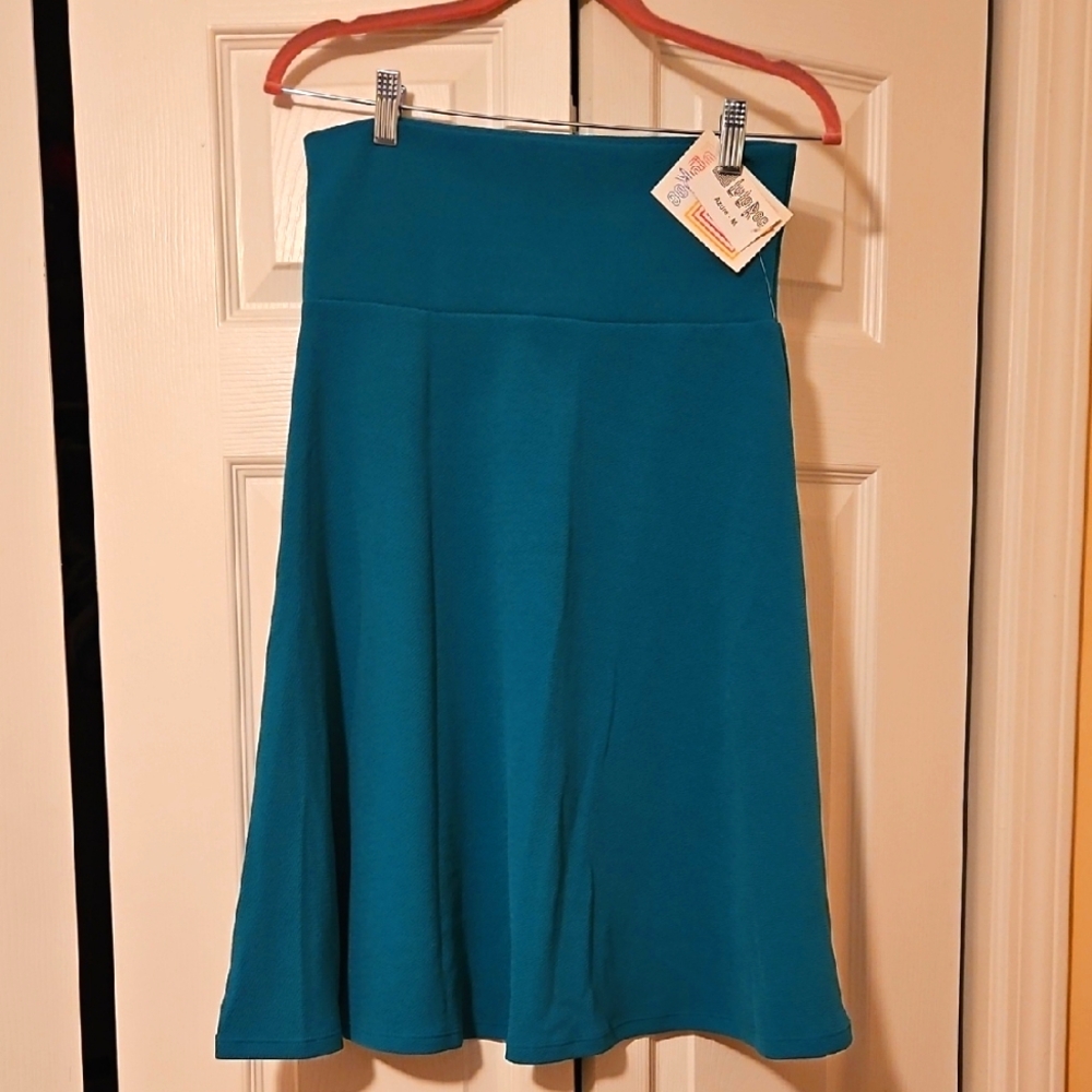 Teal A-Line Skirt